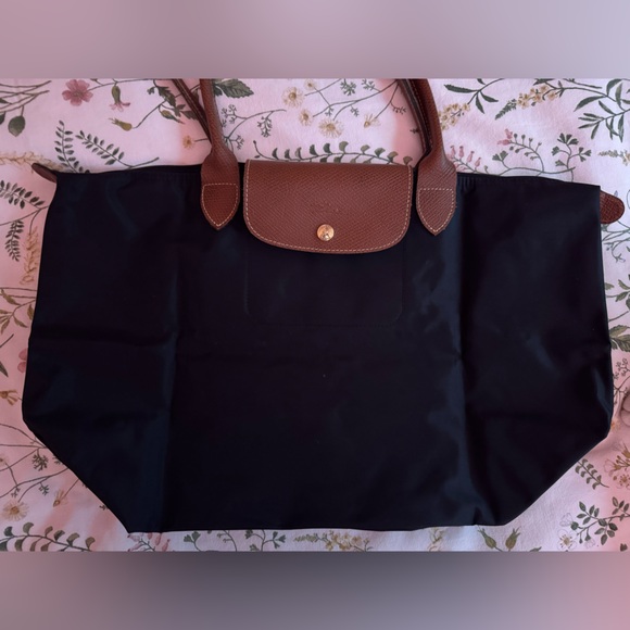 Longchamp large  Le lepliage Black - Picture 1 of 16